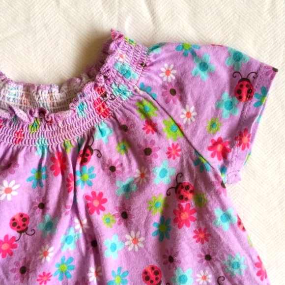 vintage oshkosh b'gosh 2-piece floral outfit set 3 months baby girl - Picture 6 of 7